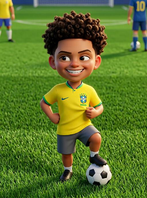 3D Cartoon AI effects generated image