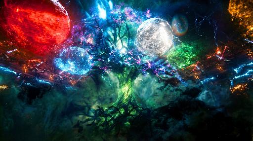 The known multiverse (6) AI effects generated image