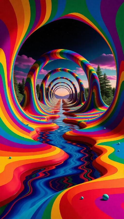 Text to Image AI effects generated image