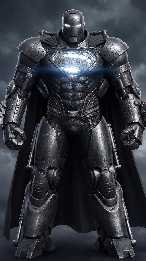 Super Monger Noir of Earth-1 AI effects generated image