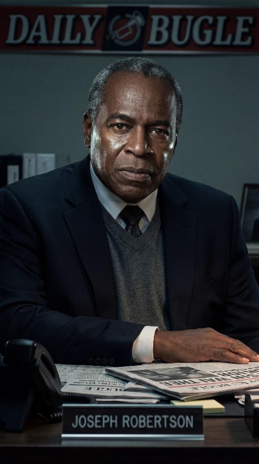 James Cameron's Joseph "Robbie" Robertson AI effects generated image