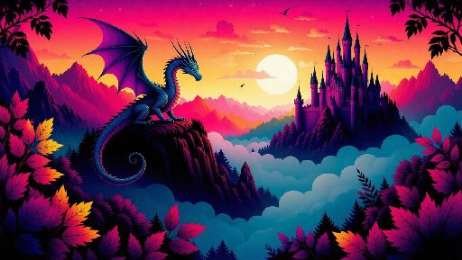 Text to Image AI effects generated image