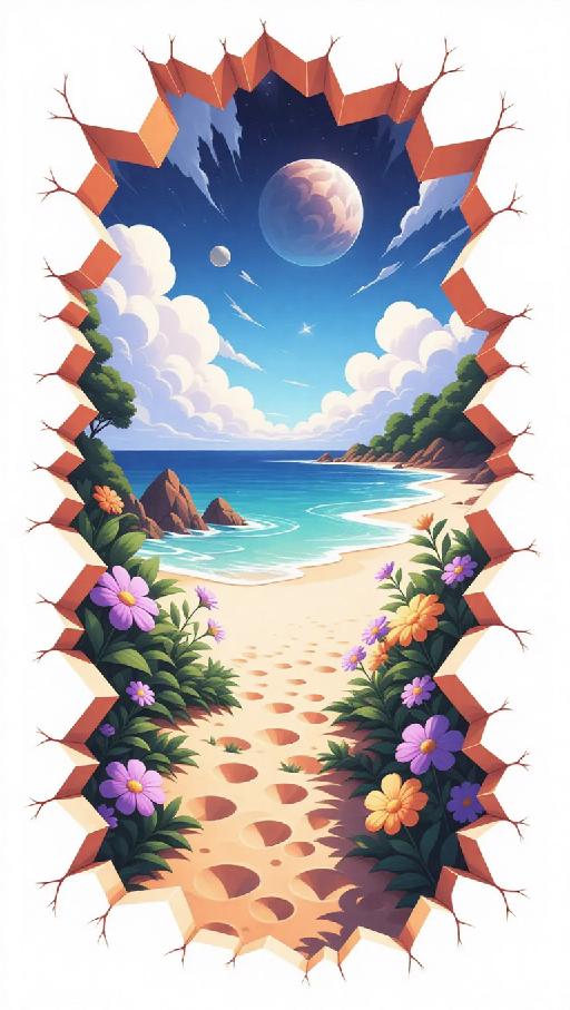 Text to Image AI effects generated image