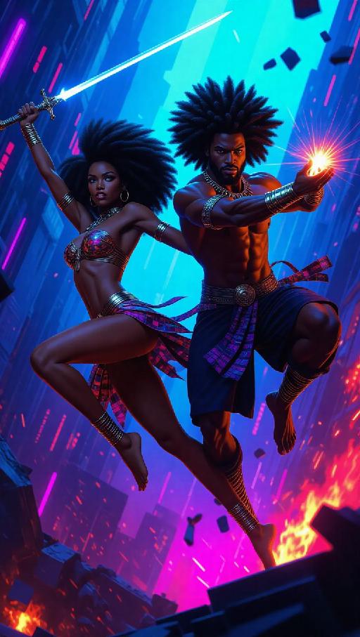 Text to Image AI effects generated image