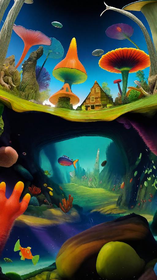 Image to Image AI effects generated image