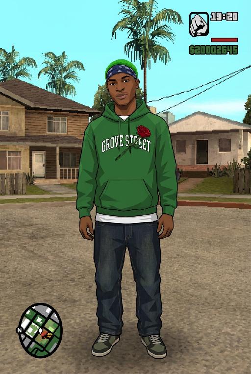 GTA San Andreas Style AI effects generated image