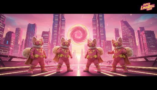 Super LinaBell Team AI effects generated image