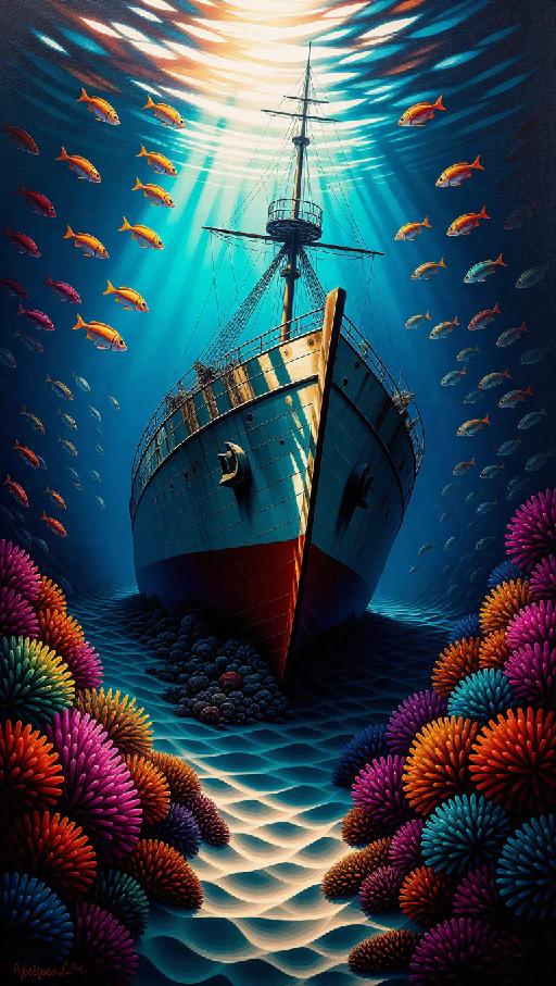 Text to Image AI effects generated image