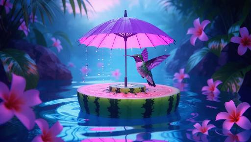 Text to Image AI effects generated image