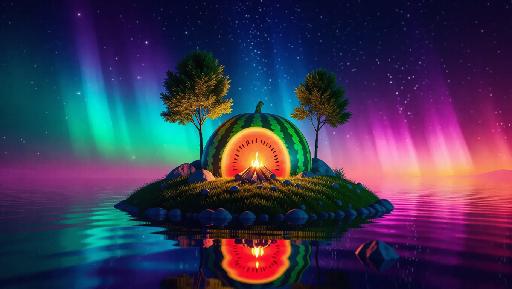 Text to Image AI effects generated image