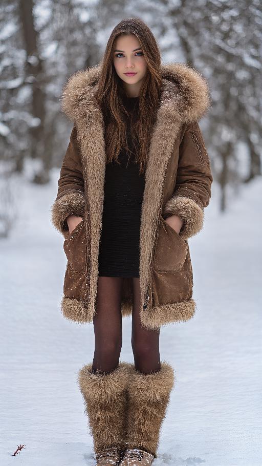 Winter Princess 2 AI effects generated image