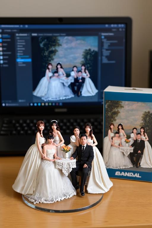 Our Family Portrait Turned Into a Figure! AI effects generated image