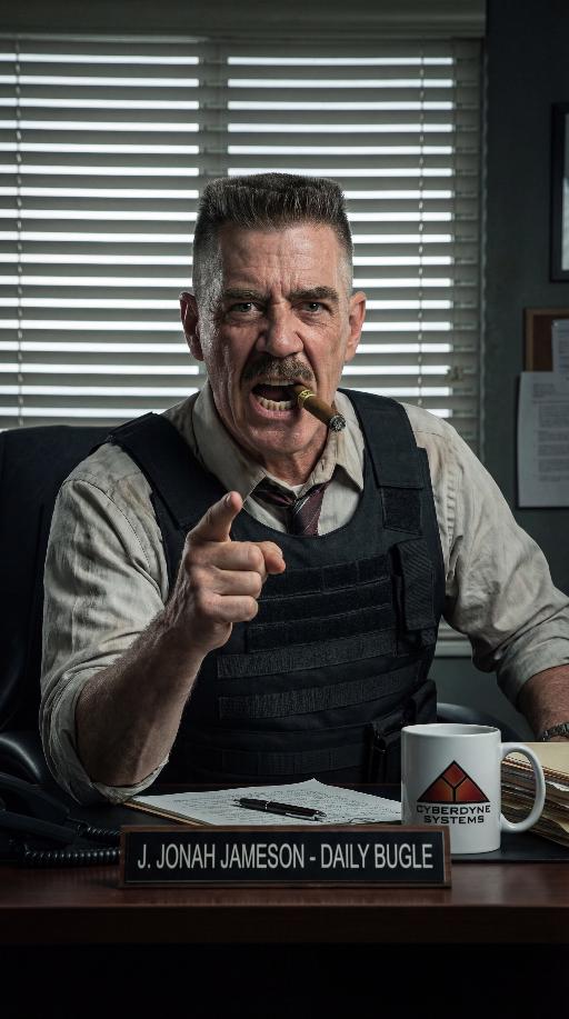 James Cameron's J. Jonah Jameson AI effects generated image