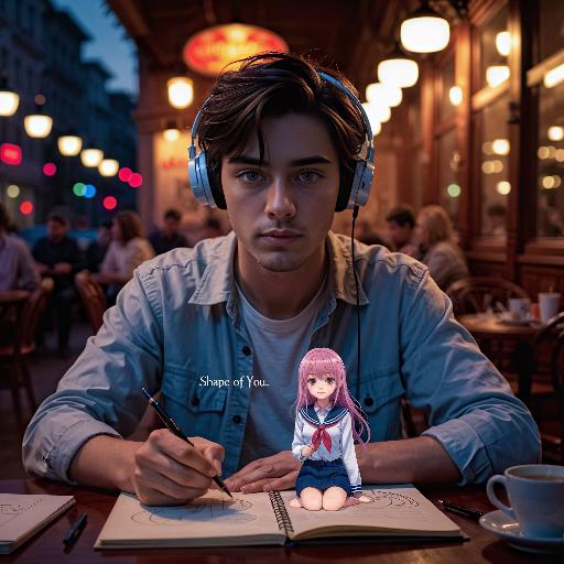 AI Image Enhance AI effects generated image