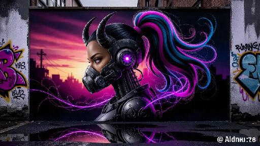 Text to Image AI effects generated image