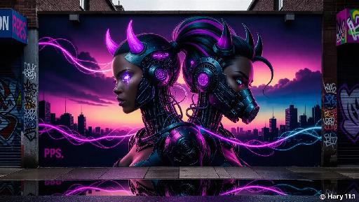 Text to Image AI effects generated image