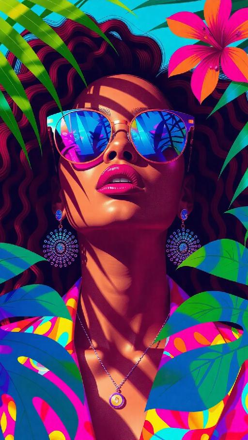 Text to Image AI effects generated image