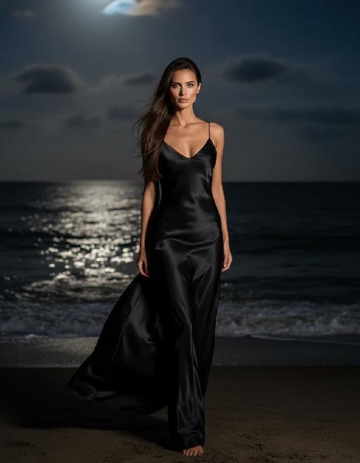 Beach photo AI effects generated image