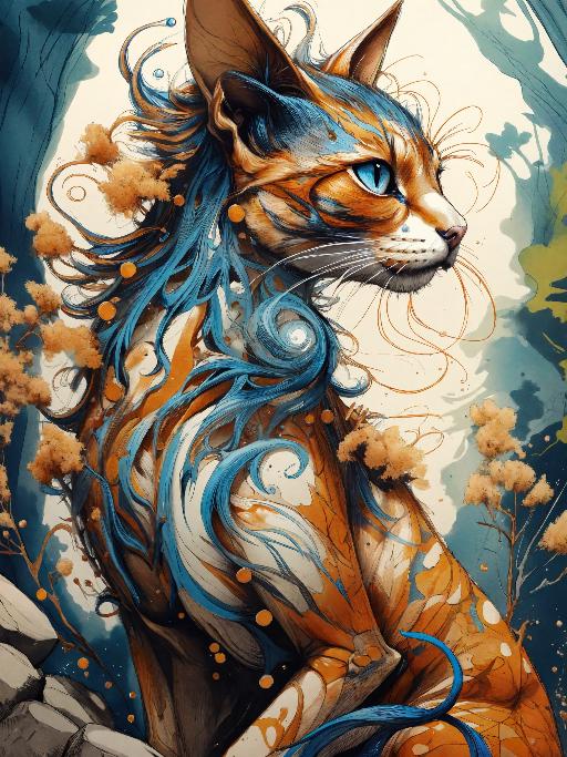 Image to Image AI effects generated image