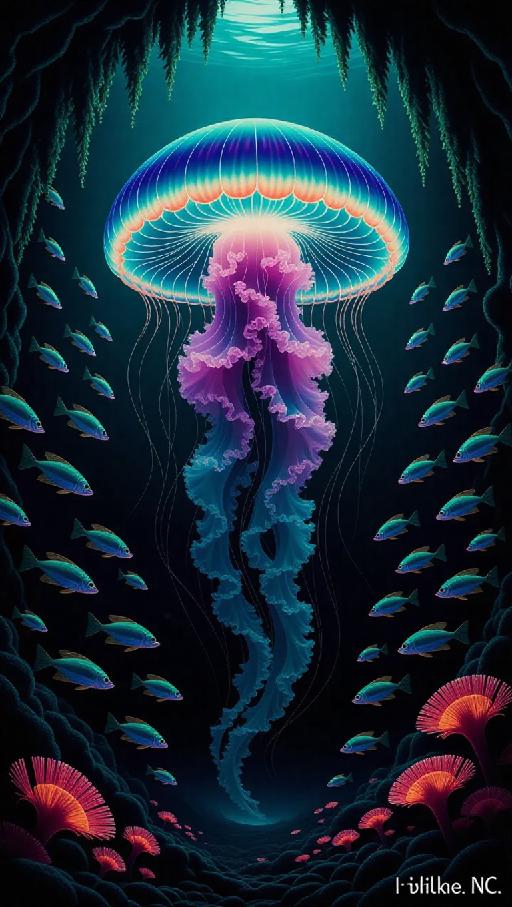 Text to Image AI effects generated image