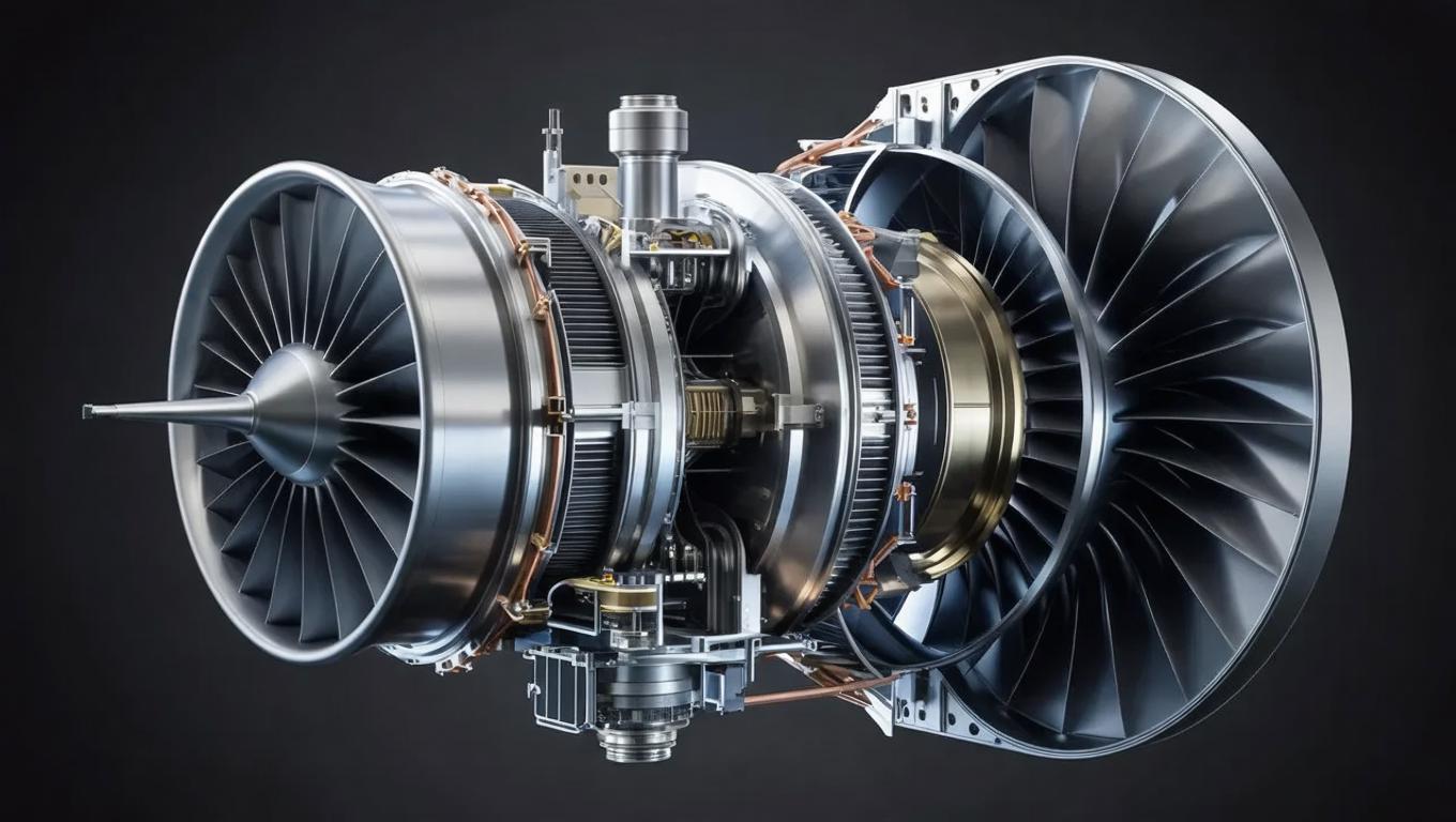AI-Generated Exploded Jet Engine Turbine Assembly 3D Model: Intricate ...