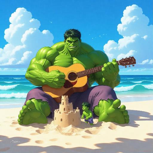 Text to Image AI effects generated image