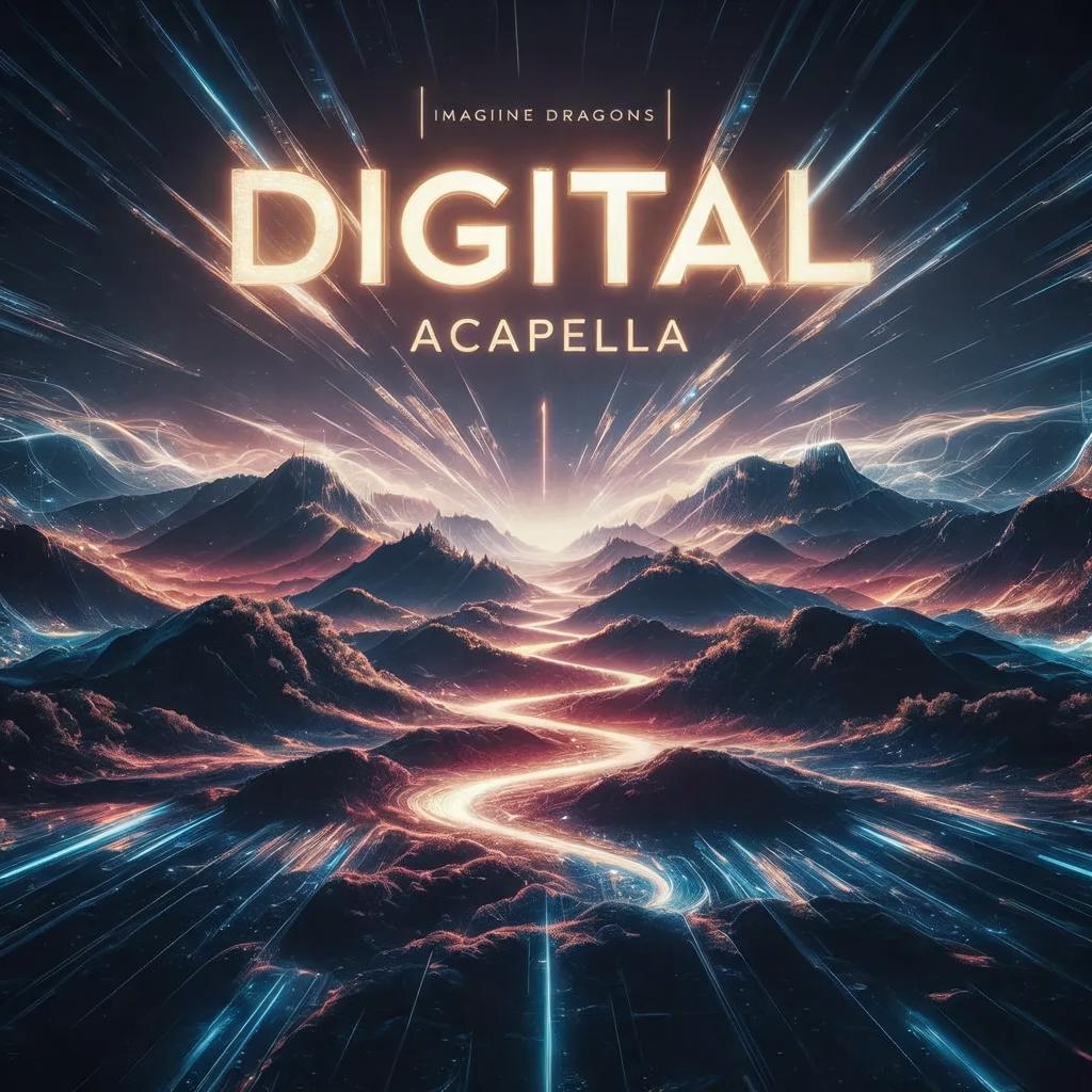 AI-Generated Imagine Dragons Digital Song Acapella Abstract Poster ...