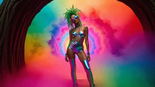 Text to Image AI effects generated image