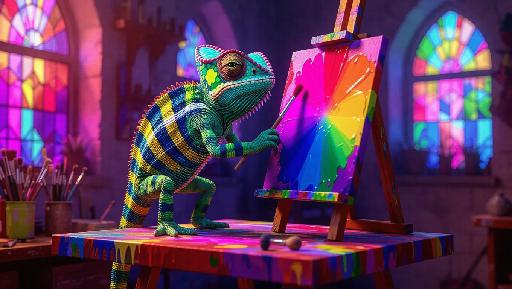 Text to Image AI effects generated image