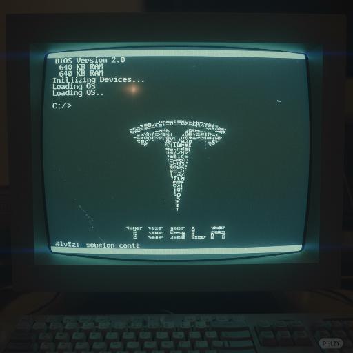 Vintage Tesla AI effects generated image