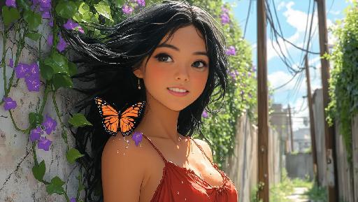 Text to Image AI effects generated image