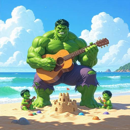 AI Image Enhance AI effects generated image