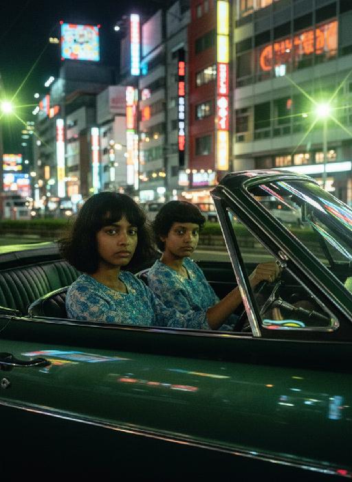 Cool Car AI effects generated image