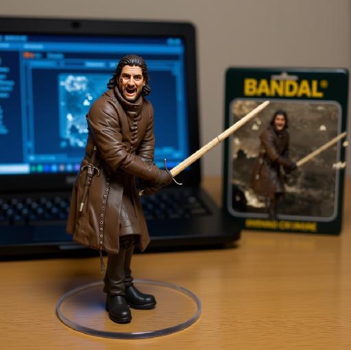 Battle Cry to Blister Pack — One-Take Figurine Rev AI effects generated image