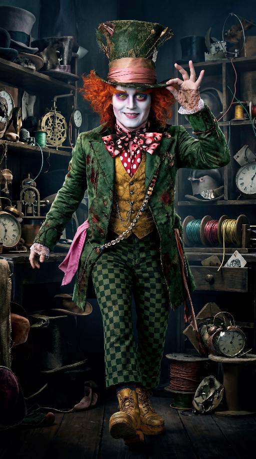 Tim Burton's Mad Hatter in the Batman films (1) AI effects generated image