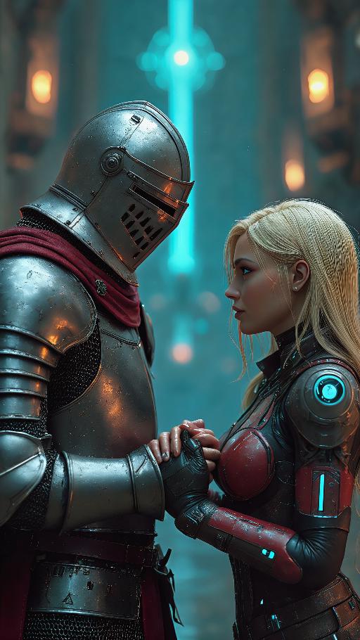 Past and future AI effects generated image