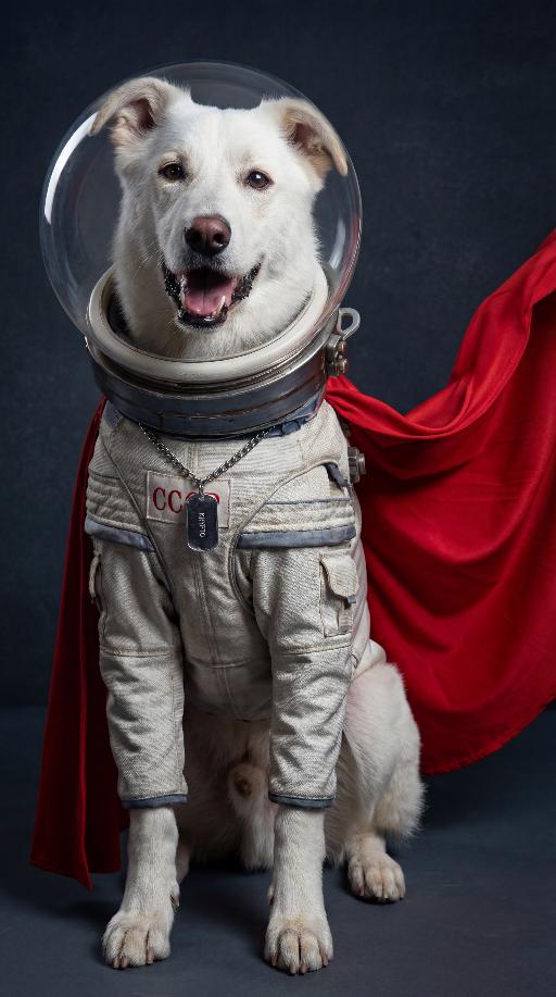 Cosmo the Superdog Noir of Earth-1 (1) AI effects generated image