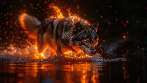 Text to Image AI effects generated image