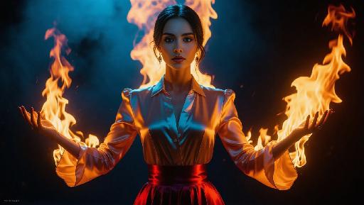 Text to Image AI effects generated image