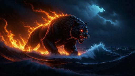 Text to Image AI effects generated image