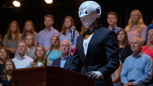 Vote for me AI effects generated image