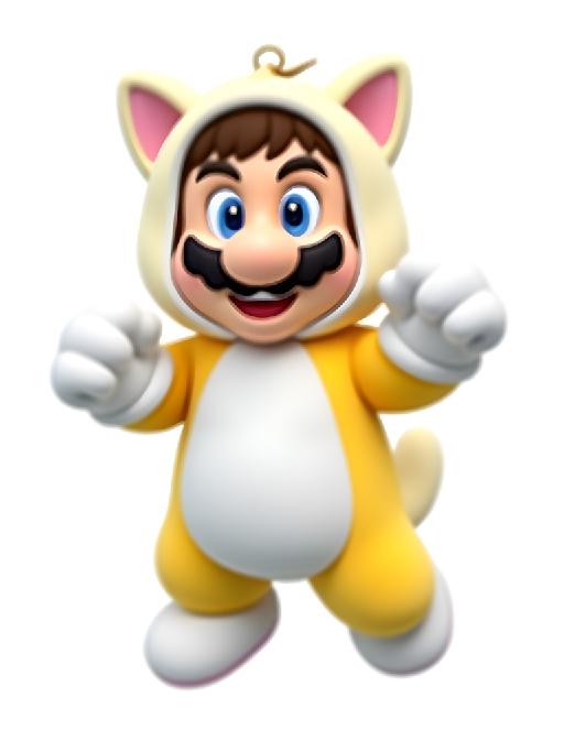 Cat Mario Mascot AI effects generated image