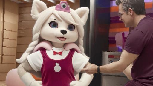 PAW Patrol Sweetie Mascot Saves The Day AI effects generated image