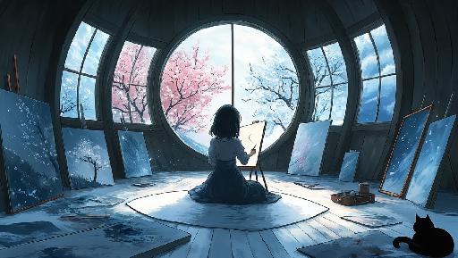 Text to Image AI effects generated image