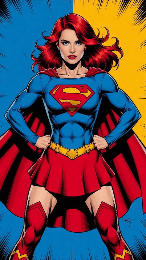 Superheros  AI effects generated image