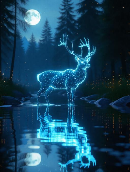 Text to Image AI effects generated image