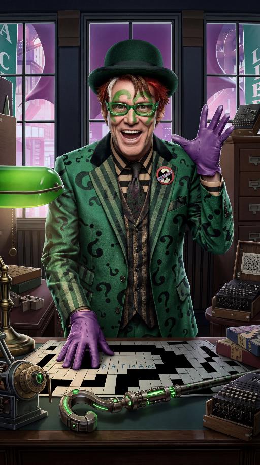 Tim Burton's Riddler (4) AI effects generated image