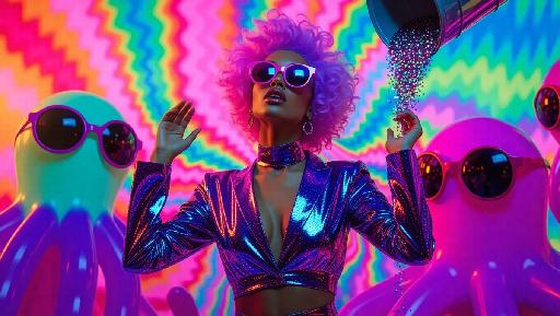 Text to Image AI effects generated image