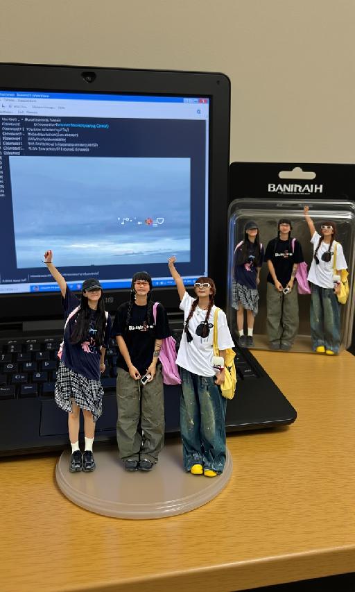 Our Photo Turned Into a Figure! AI effects generated image