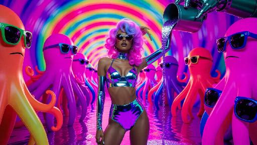 Text to Image AI effects generated image